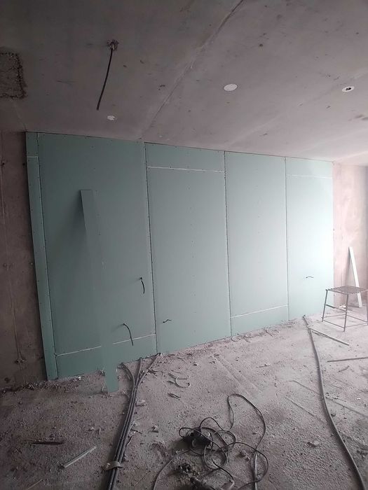 Гипсокартонные работы Гипсокартон жұмыстары