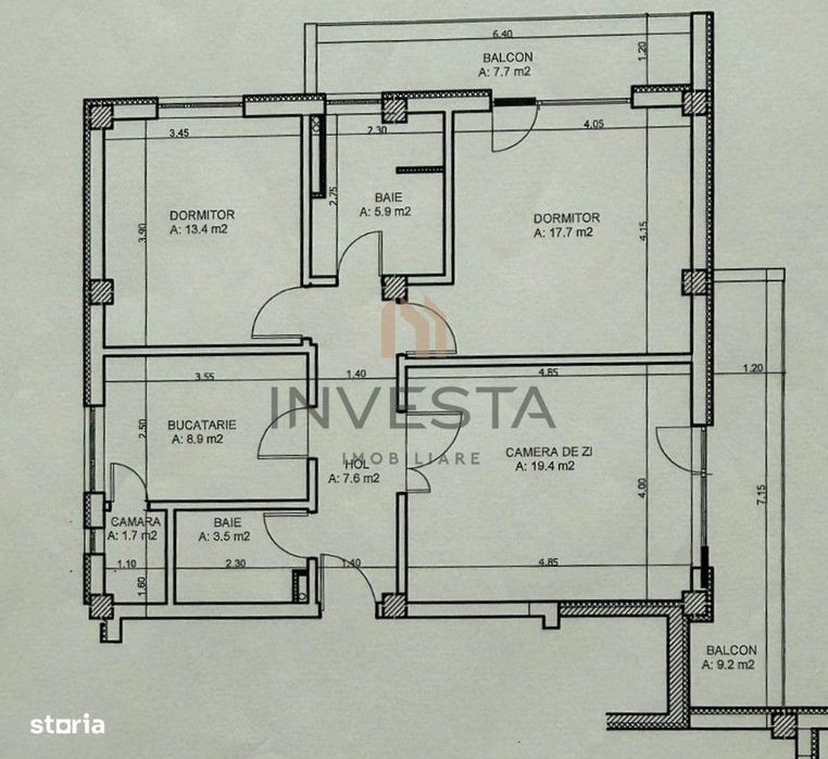 Apartament 3 camere | Etaj Intermediar | zona Buna Ziua