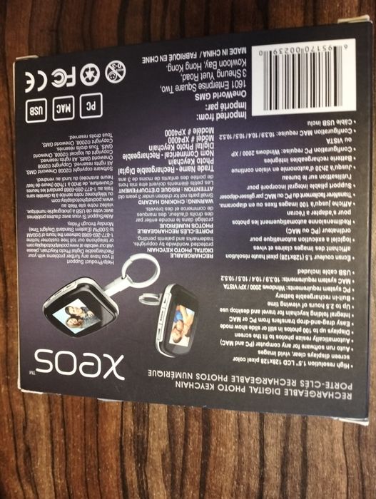 Breloc digital marca Xeos display LCD 1.5"