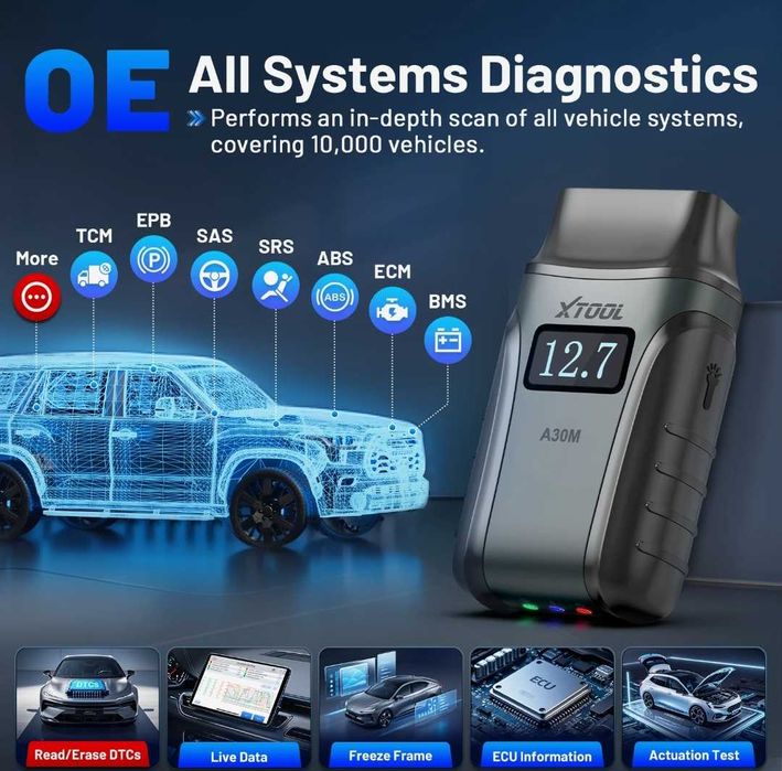 Диагностический сканер Xtool A30M v2.0