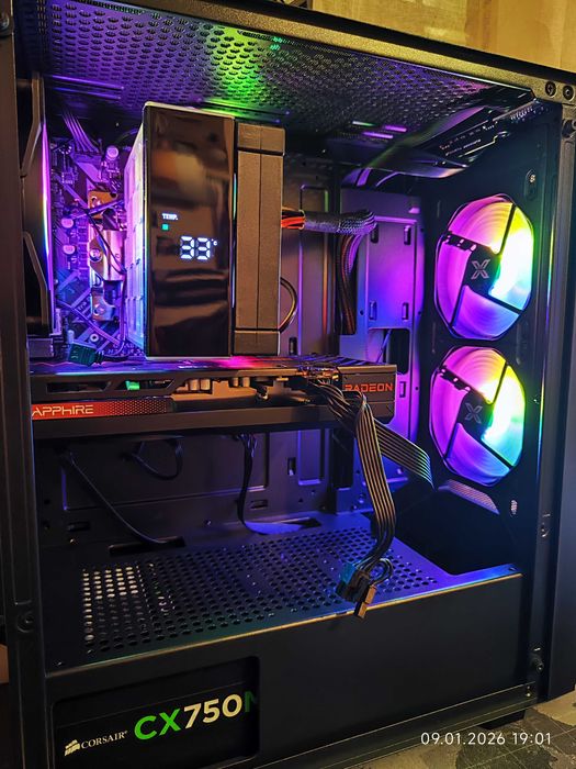 Геймърски i9 9900K, RX 7600 8GB, RAM 16GB DDR4 3600, SSD 512GB NVME