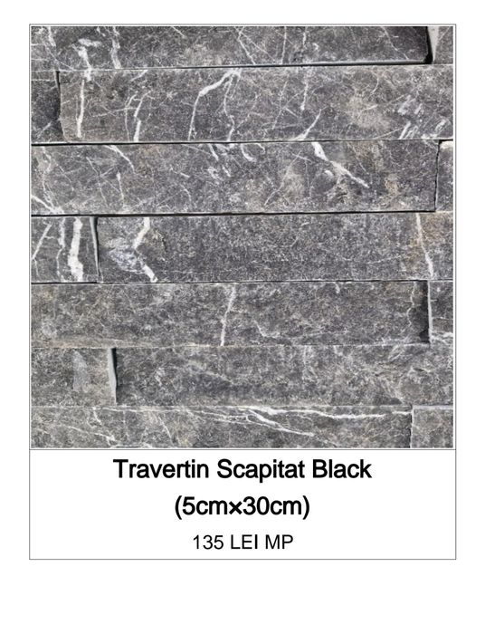 Piatra decorativa poligonala naturala si travertin