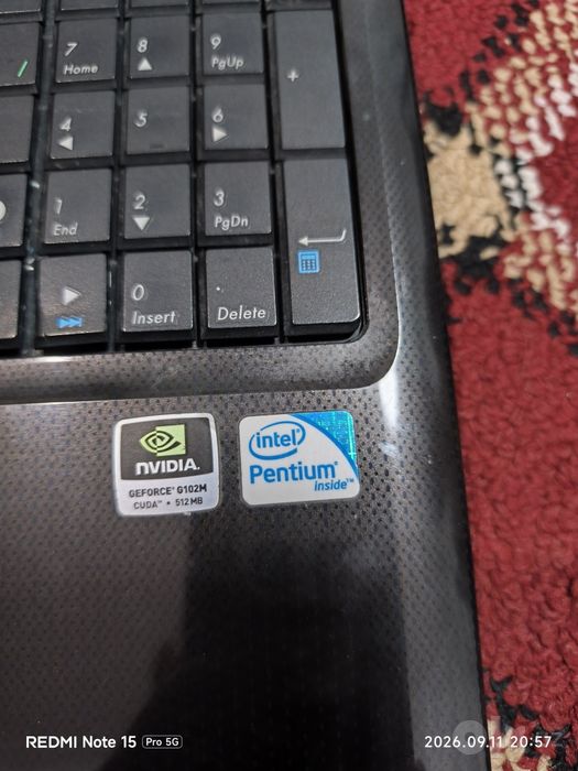 Noutbuk ASUS k50in zapchasga ishlamaydii