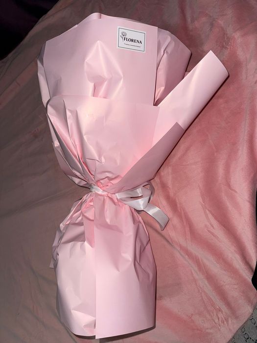 21шт ақ роза гүл