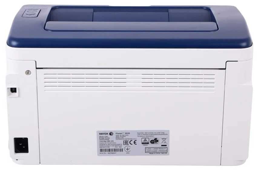 Принтер Xerox Phaser 3020BI (Лазерный, ч/б, A4, Wi-Fi)