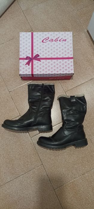 Топли дамски ботуши - номер 40