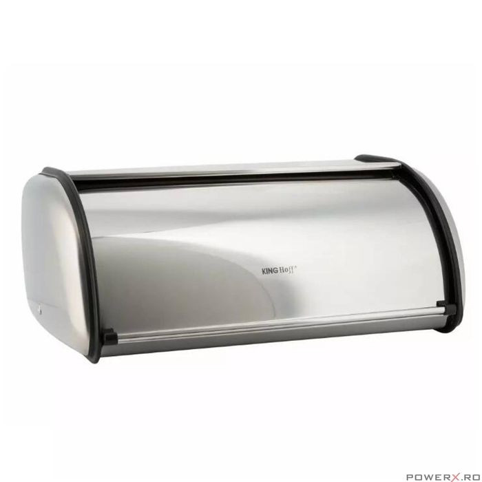 Cutie pentru paine, argintiu, 36x24x15 cm, KingHoff