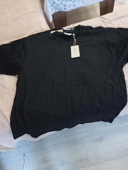 Луксозна черна мъжка тениска