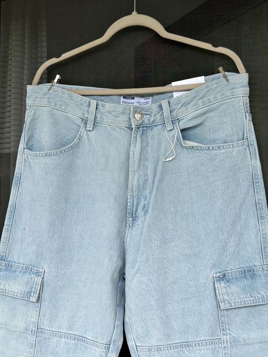 Мъжки дънки / карго панталон BERSHKA - размер 44(34 / L), Отлично състояние