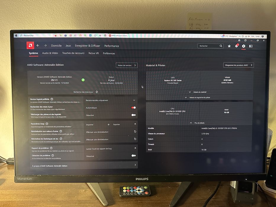 Calculator PC gaming - RX580 8GB (peste gtx 1060 sau 1660) 16 GB Ram