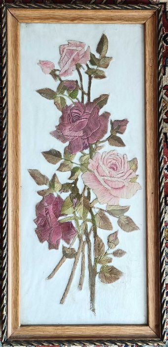 Tablouri decorative cusute manual, unicate