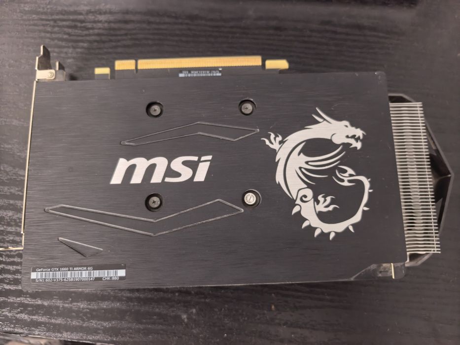 Видеокарта GTX 1660ti