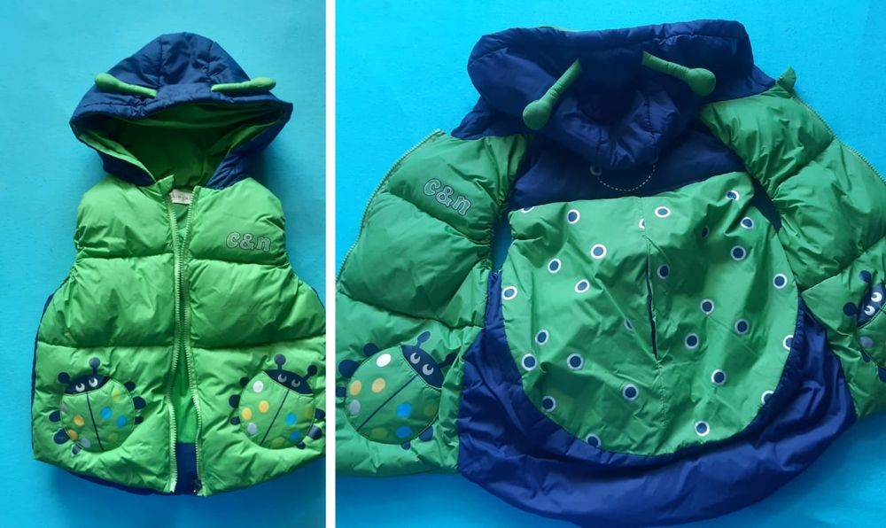 Жилетка с капюшоном