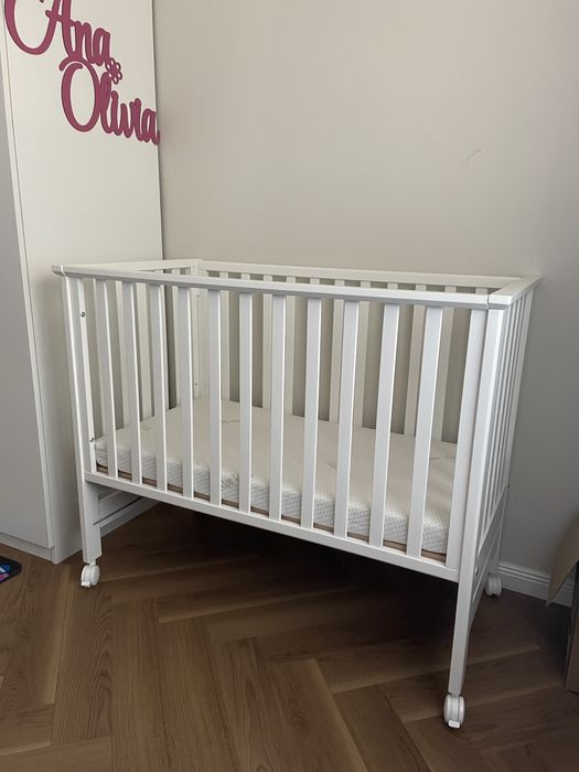 Patut CoSleeping cu saltea inclusa si suport Antireflux reglabil pe 3 nivele (Anne Bebe - Camera Bebelusului)