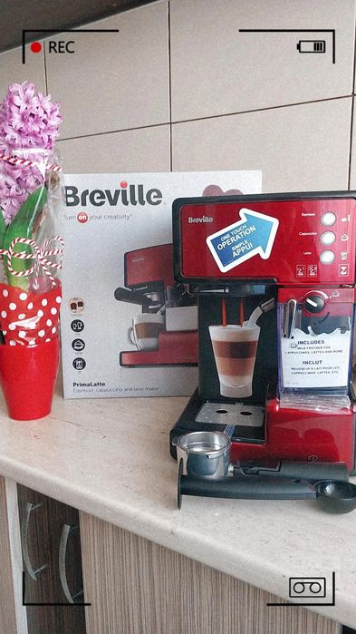 Vand aparat cafea nou Breville 15 bari