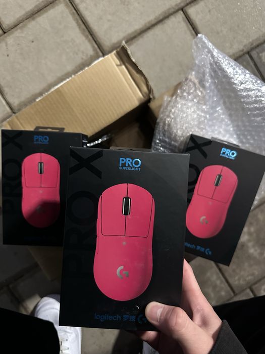 НОВЫЕ! Мышь Logitech g pro x Superlight pink