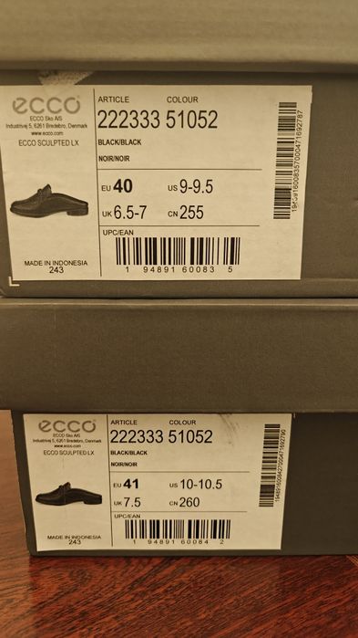Кожаные мюли Ecco со скидкой!