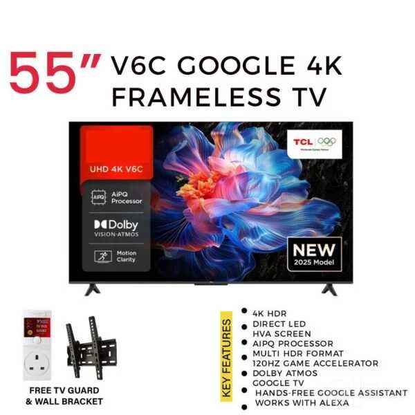 TCL Телевизор V6C 55" 4K UHD Smart TV