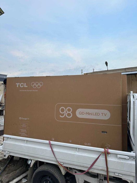 Телевизор TCL 98 Mini-Led 144Hz SmartTv самый низкий цена + кронштейн