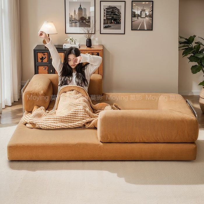 Безкаркасный диван кровать двухспальная мобильный и удобны