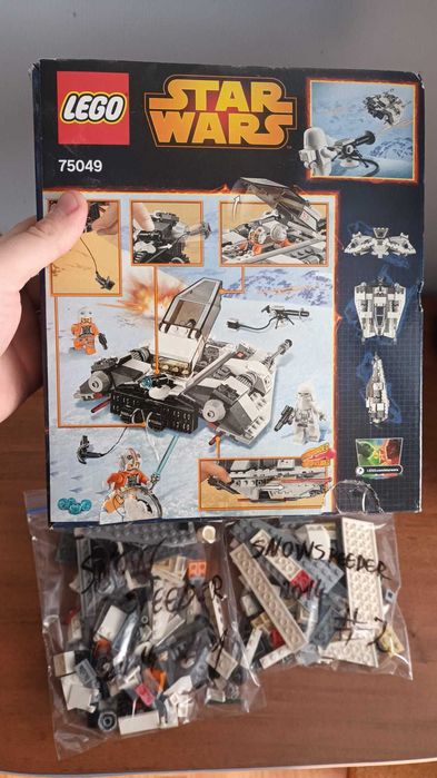 Lego Star Wars 75049 Snowspeeder cu cutie si instructiuni