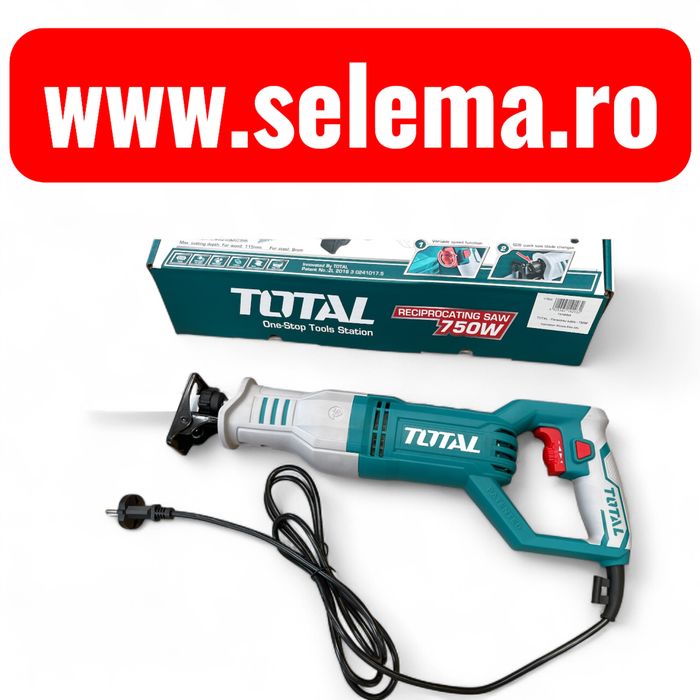 Fierăstrău sabie TOTAL TS100806 – tăieri precise în lemn și metal