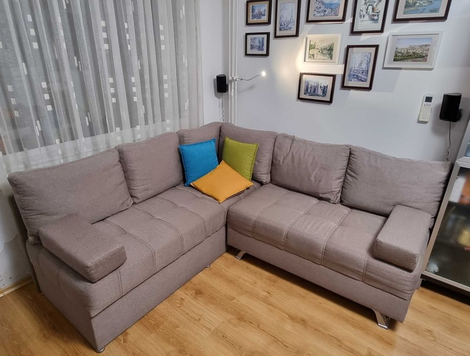 Диван ъглов разтегателен 200/200см.