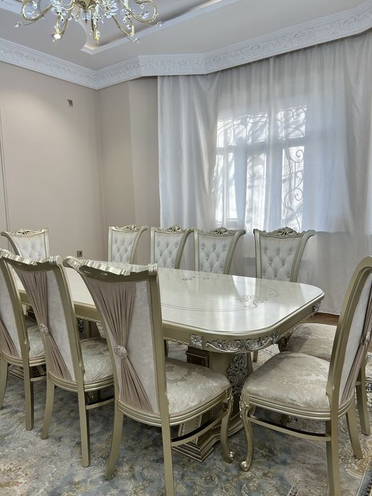 Элитный стол стул 12 кишилик