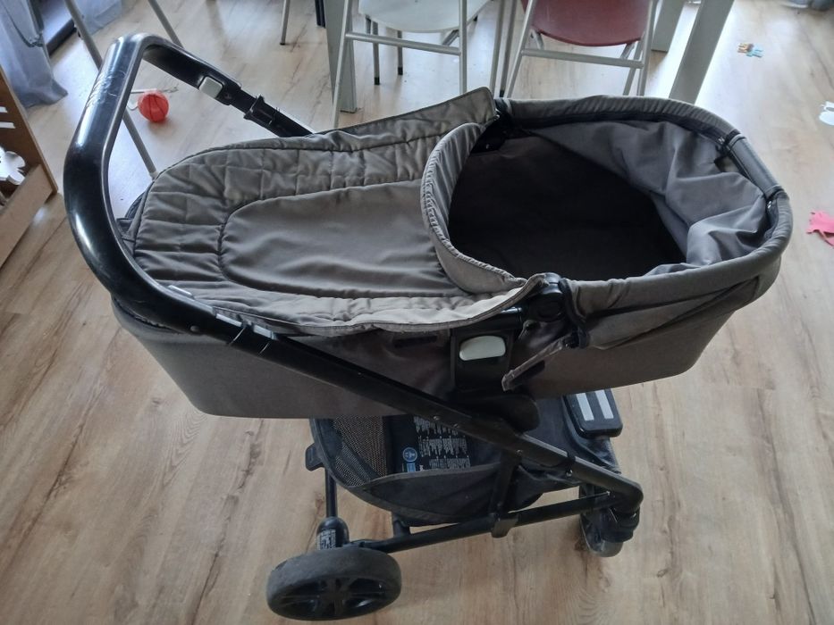 Carut joie chrome 2 in 1 + scoica joie i level + adaptori scoica/carut