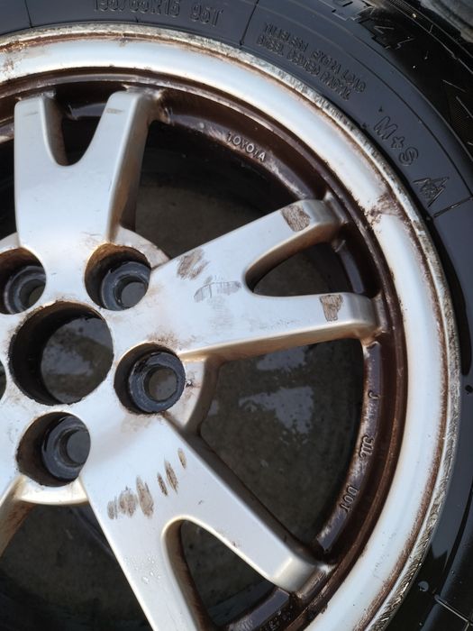 4бр джанти с гуми 15 цола 5x114.3 Toyota Prius / Тойота Приус