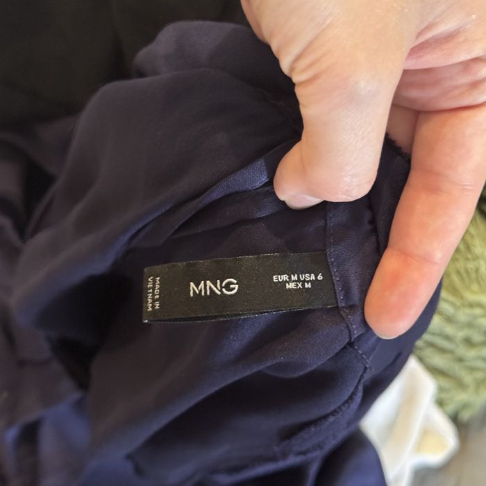 Блуза Mango | рр M красивый Navy цвет