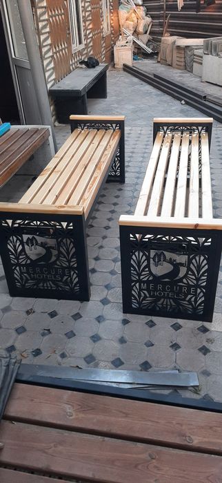 Скамейка металлические