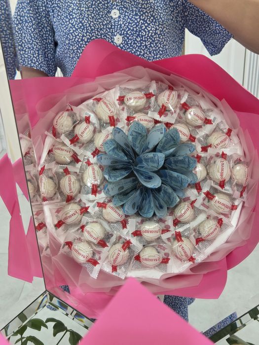 Денежный букет порадуйте родных