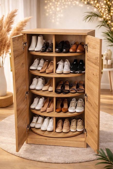 Шкаф для обуви  С вращающимеся полками