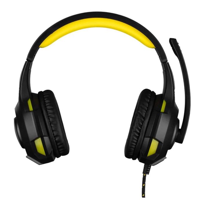 Гарнитура игровая 2E GAMING HG300, mini-jack/dual 3.5mm, LED, 2м, чёрн