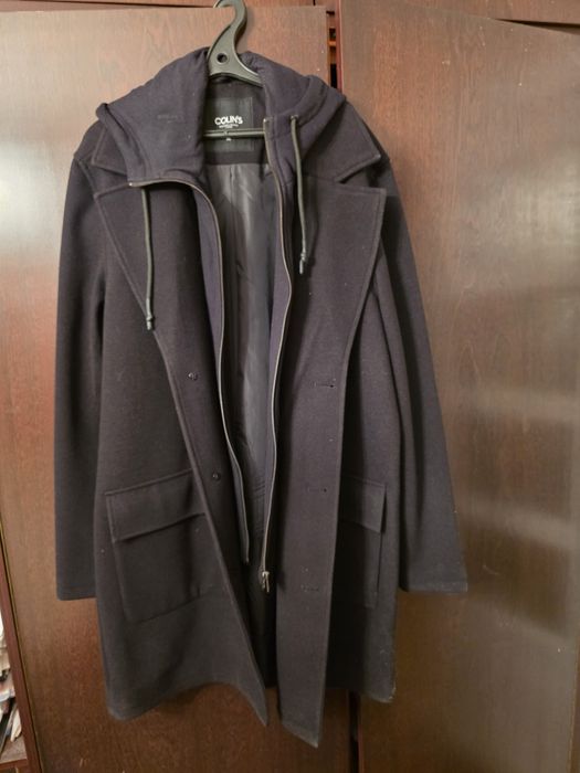 Фирменное пальто с капюшоном Colins
