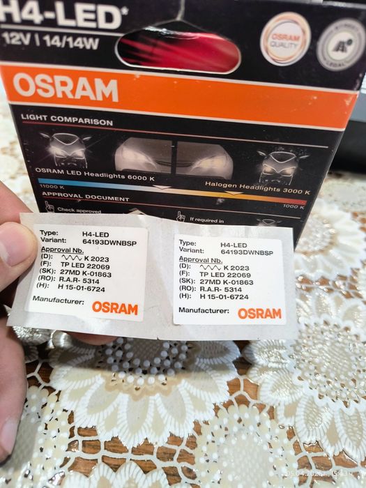 Osram night breaker H4 led speed +450%