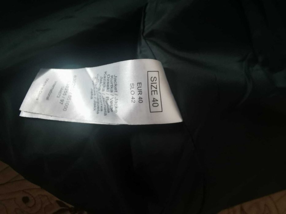 Vand palton primavara/toamna Orsay, verde inchis, marimea 40, 150 lei