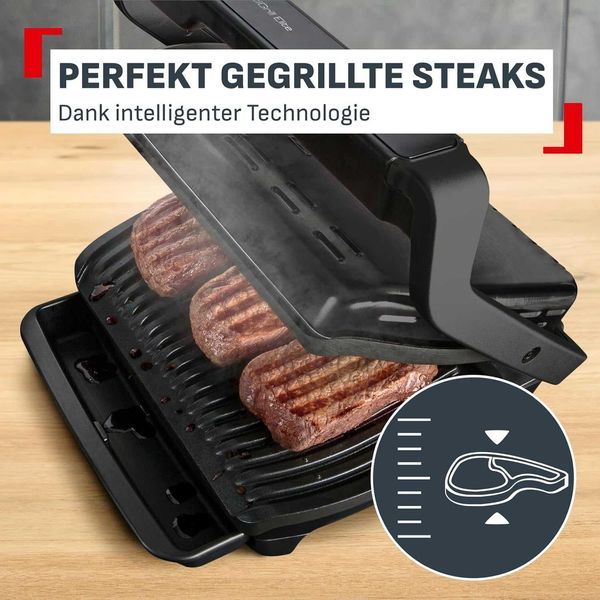 Нов Мощен Грил Скара Tefal OptiGrill Elite XL GC760812, 2200 W, 16 Програми, 2 години Гаранция