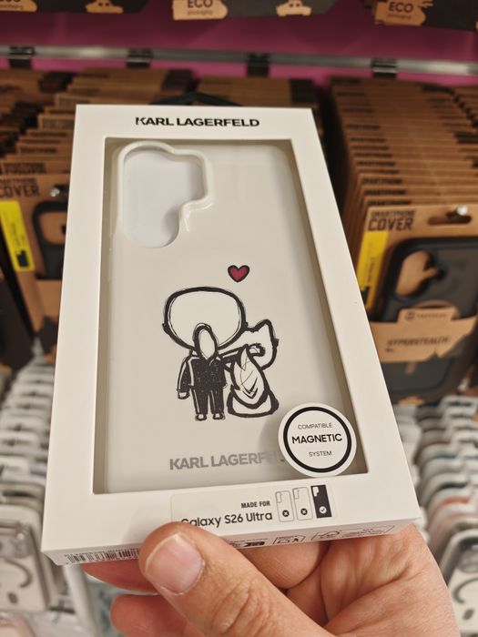 Samsung Galaxy S26 Ultra , S26 луксозен гръб Karl Lagerfeld