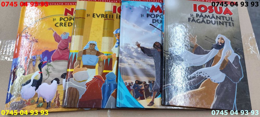 carte carti biblia ilustrata pentru copii vol 1 2 3 4 pret pe toate