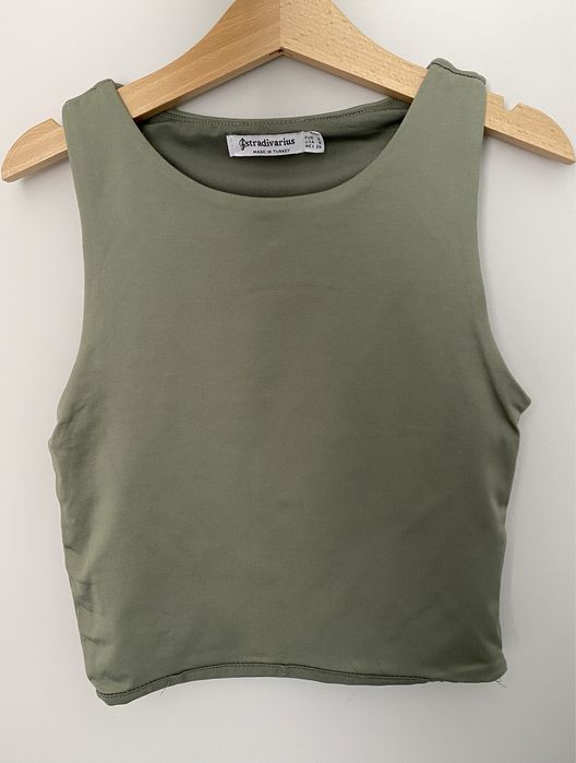 Каки потник с дебели презрамки Stradivarius размер S