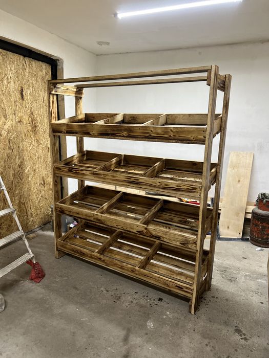 Овощные полки в Астане