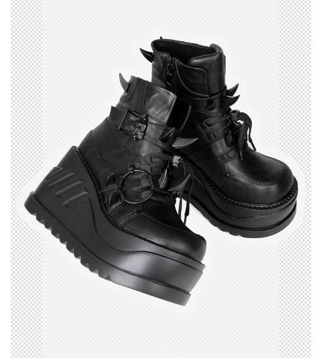 Женские ботинки Y2K Punk Combat - полуботинки