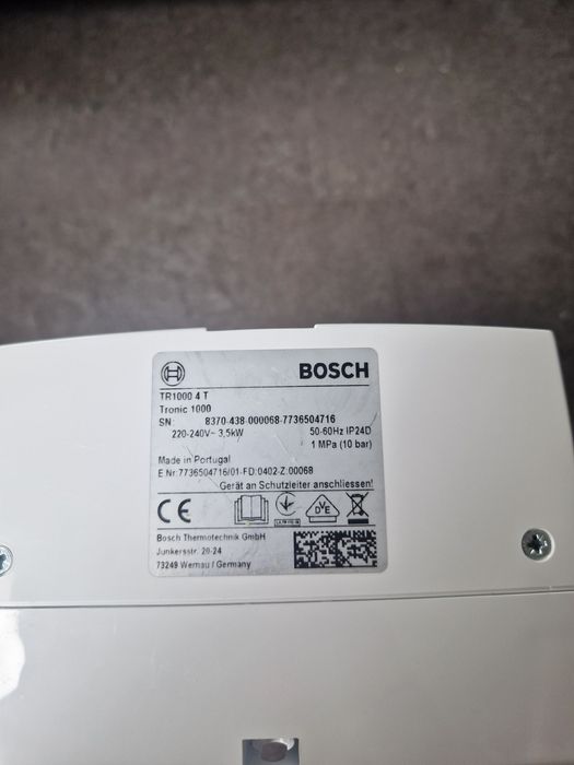 Bosch TR1000 4T - Проточен бойлер
