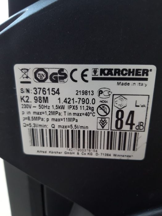 Karcher Italiya Holati Juda ideal. Manzil Buxoro G'ijduvon.