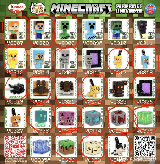 Киндер Джой Майнкрафт Kinder Joy Minecraft