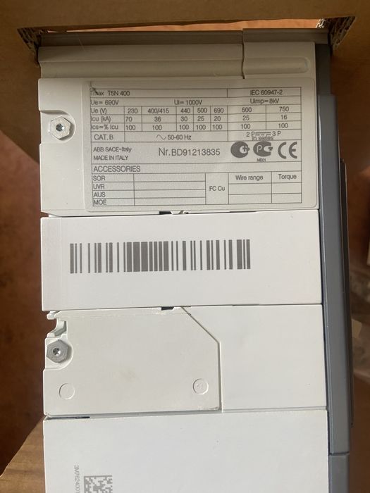 Автоматический выключатель ABB Tmax T5N 400