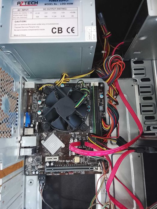 Компьютер сотилади h61 ozu 2gb hdd 500 cpu  G1630 Monitor Lg 19