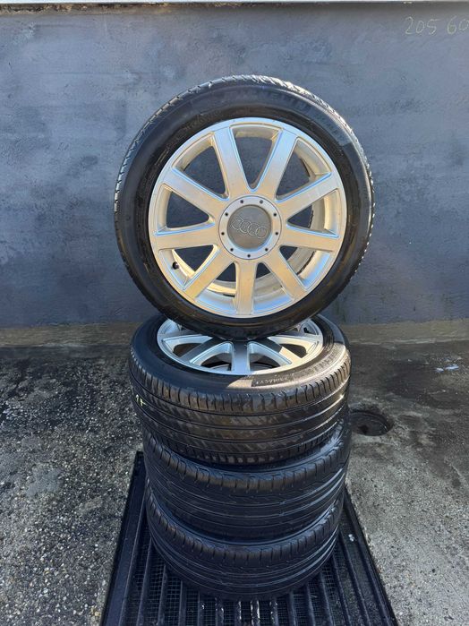 Jante Audi 5x112 +Anvelope 225/45 R17 Vara